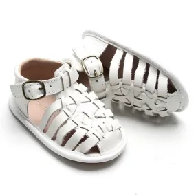 Leather Indie Sandal | Color 'Cotton' | Soft Sole