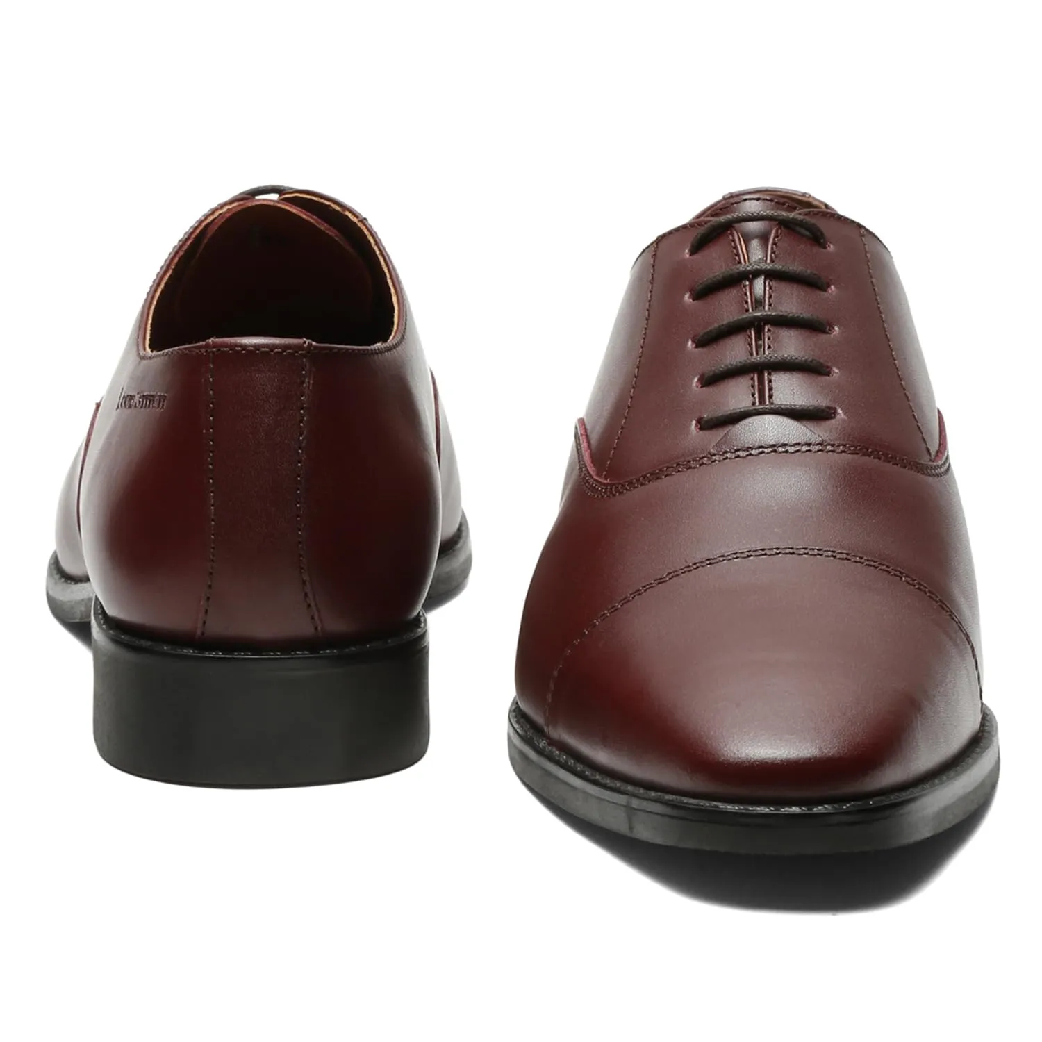 LOUIS STITCH Men's Rosewood Italian Leather Formal Derby Shoes Comfortable Handcrafted Formal Lace Ups for Men (RXCTRW) UK 11