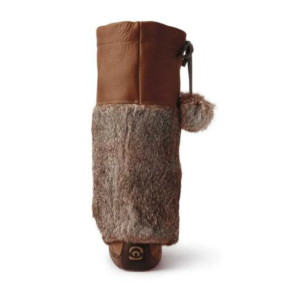 Manitobah Mukluks Womens Tall Grain Mukluk Vibram in Tobacco