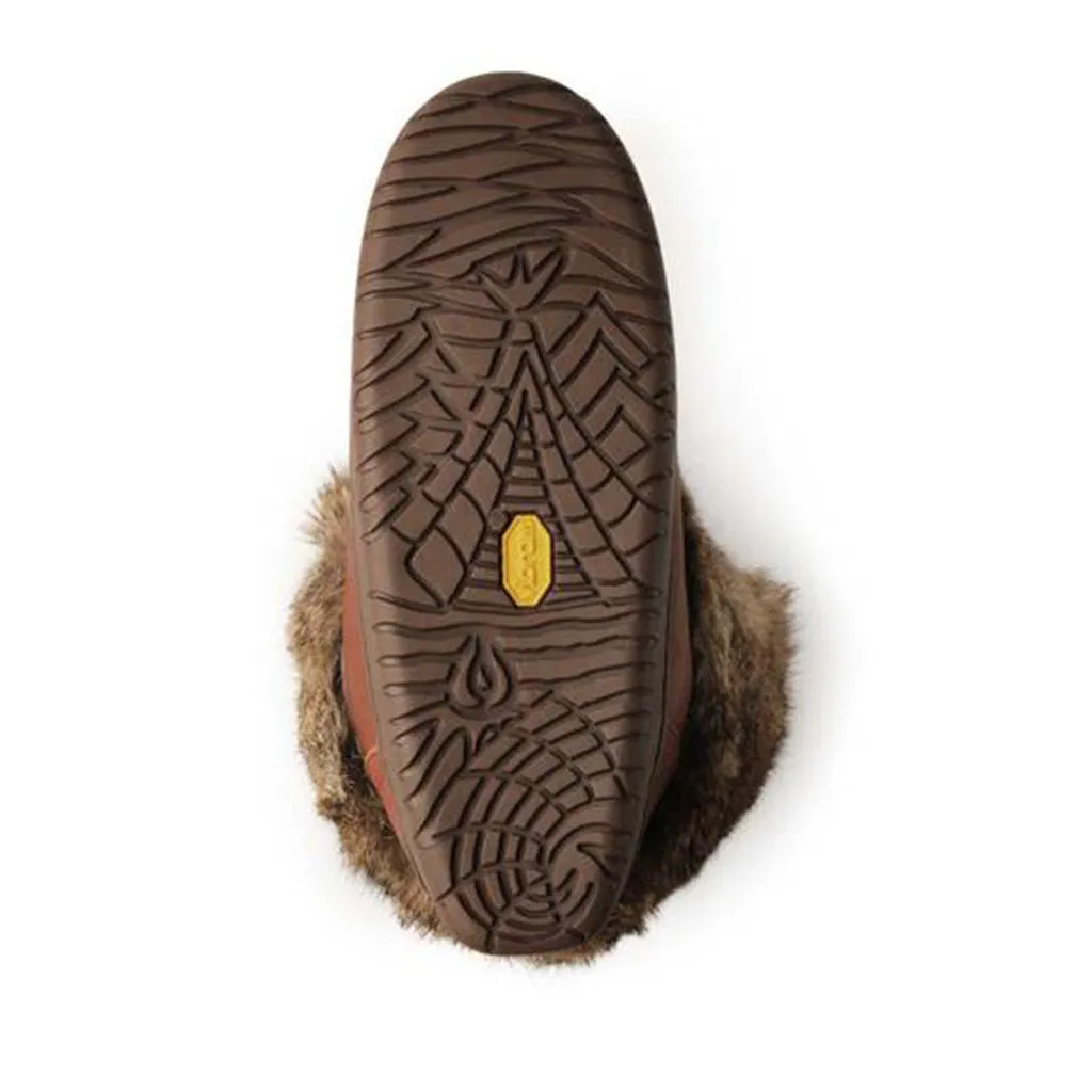 Manitobah Mukluks Womens Tall Grain Mukluk Vibram in Tobacco