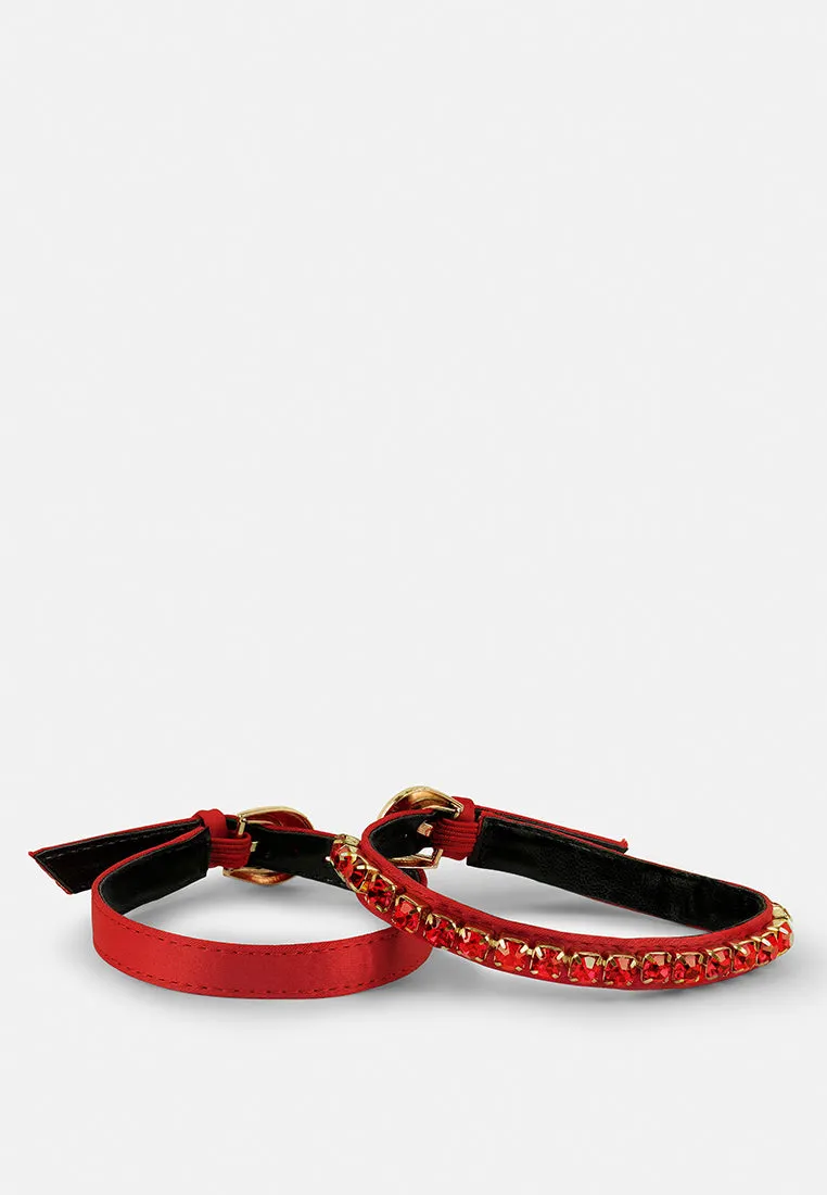 MARTINI Red Sky High Platform Sandals
