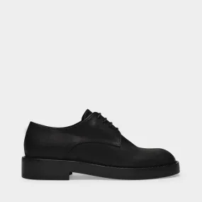 Olivier Derbies in Black Leather