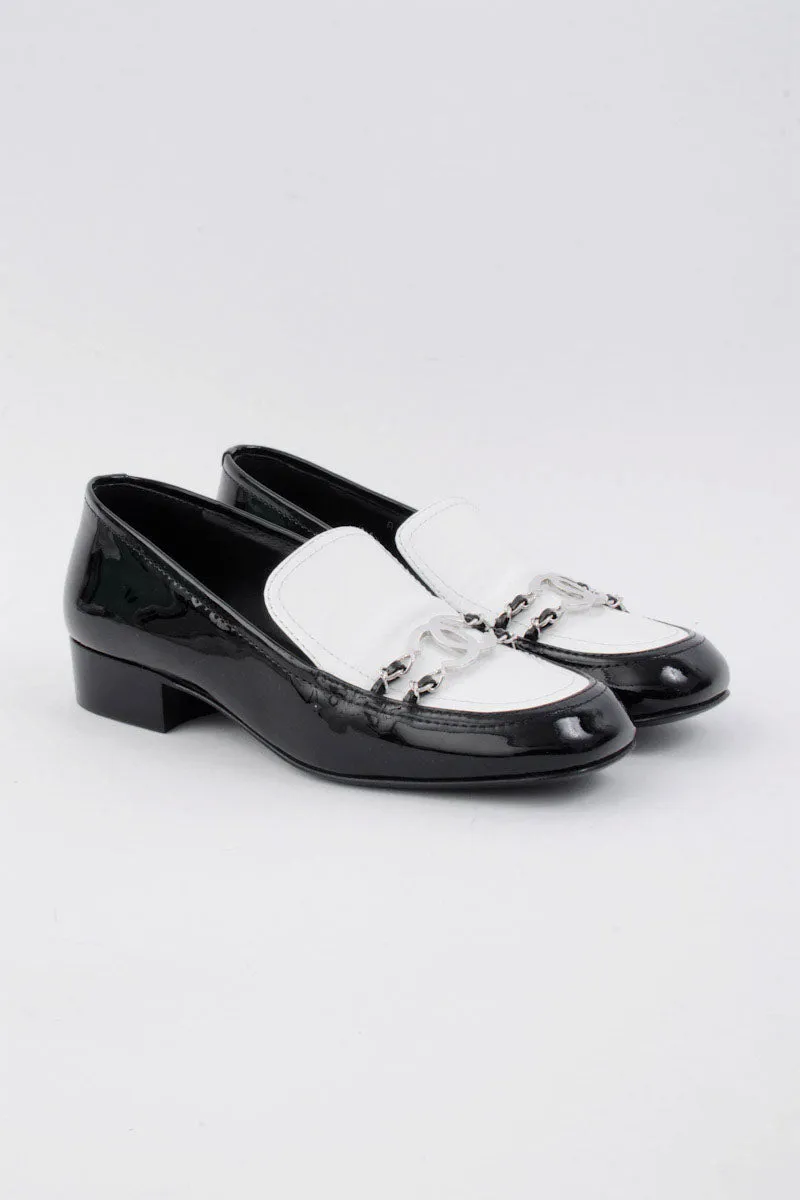 PATENT LEATHER LOAFERS