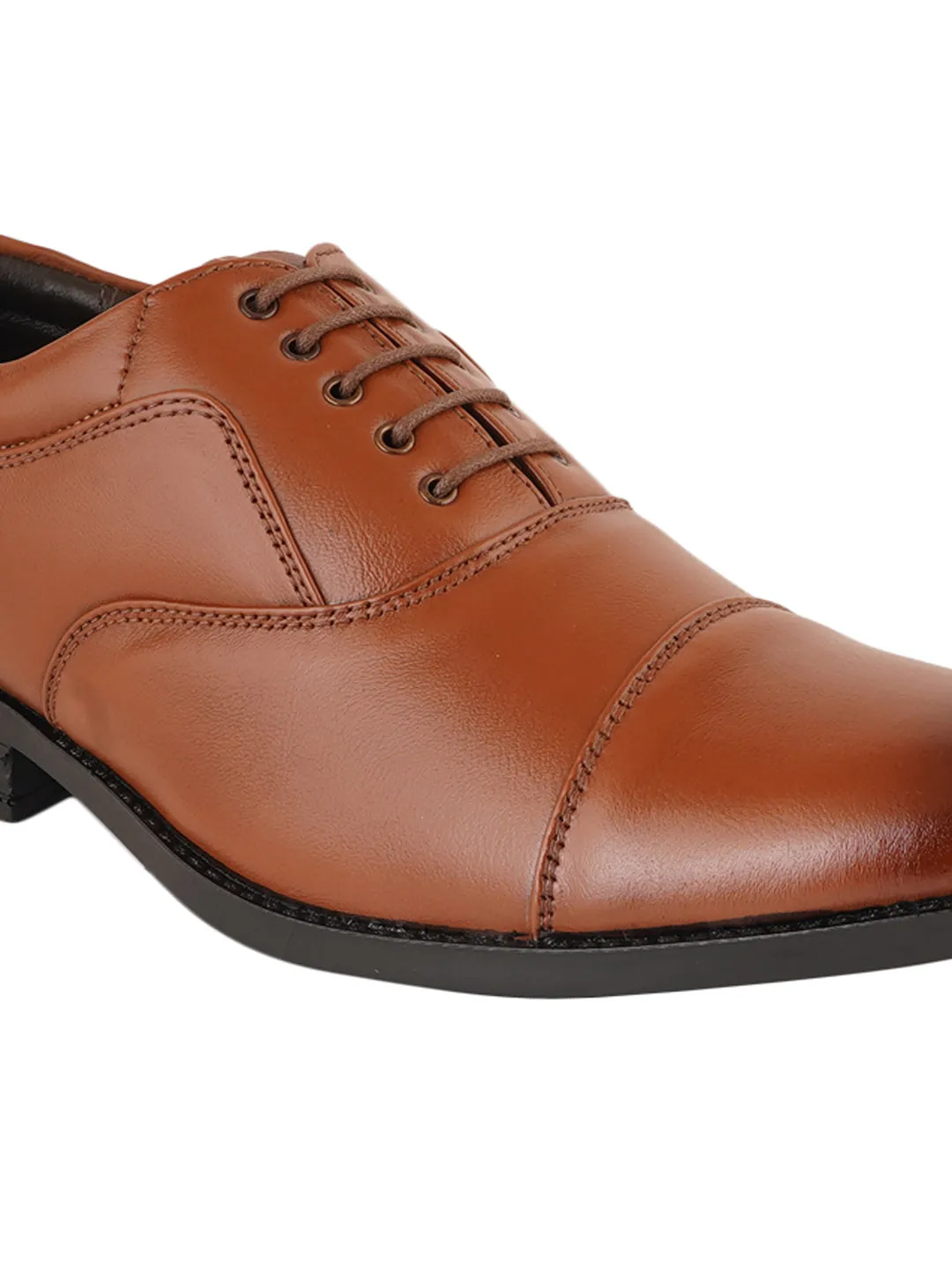 Pelle Albero Tan Mens Formal Shoes