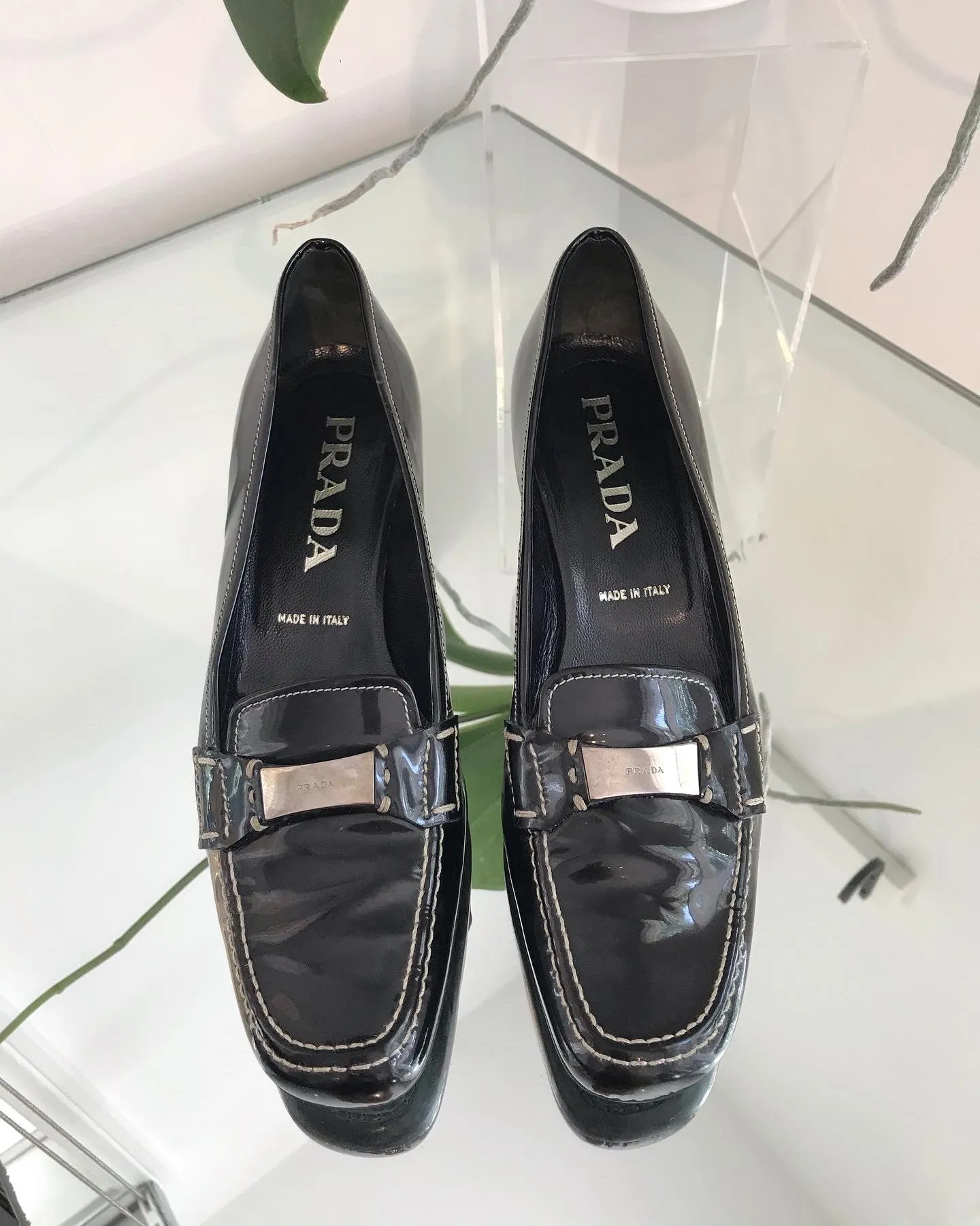 PRADA Patent Leather Loafers