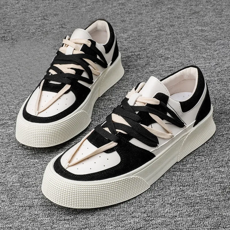 Retro Leather Sneaker