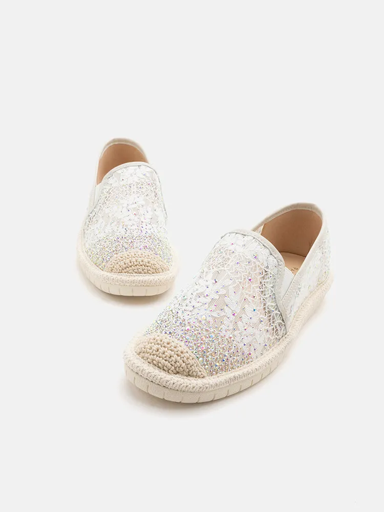 Sabrina Crystal Embellished Espadrilles