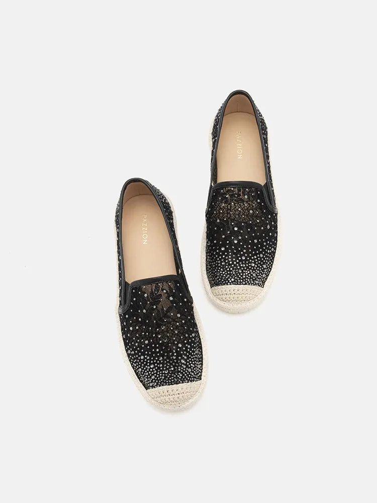 Sabrina Crystal Embellished Espadrilles