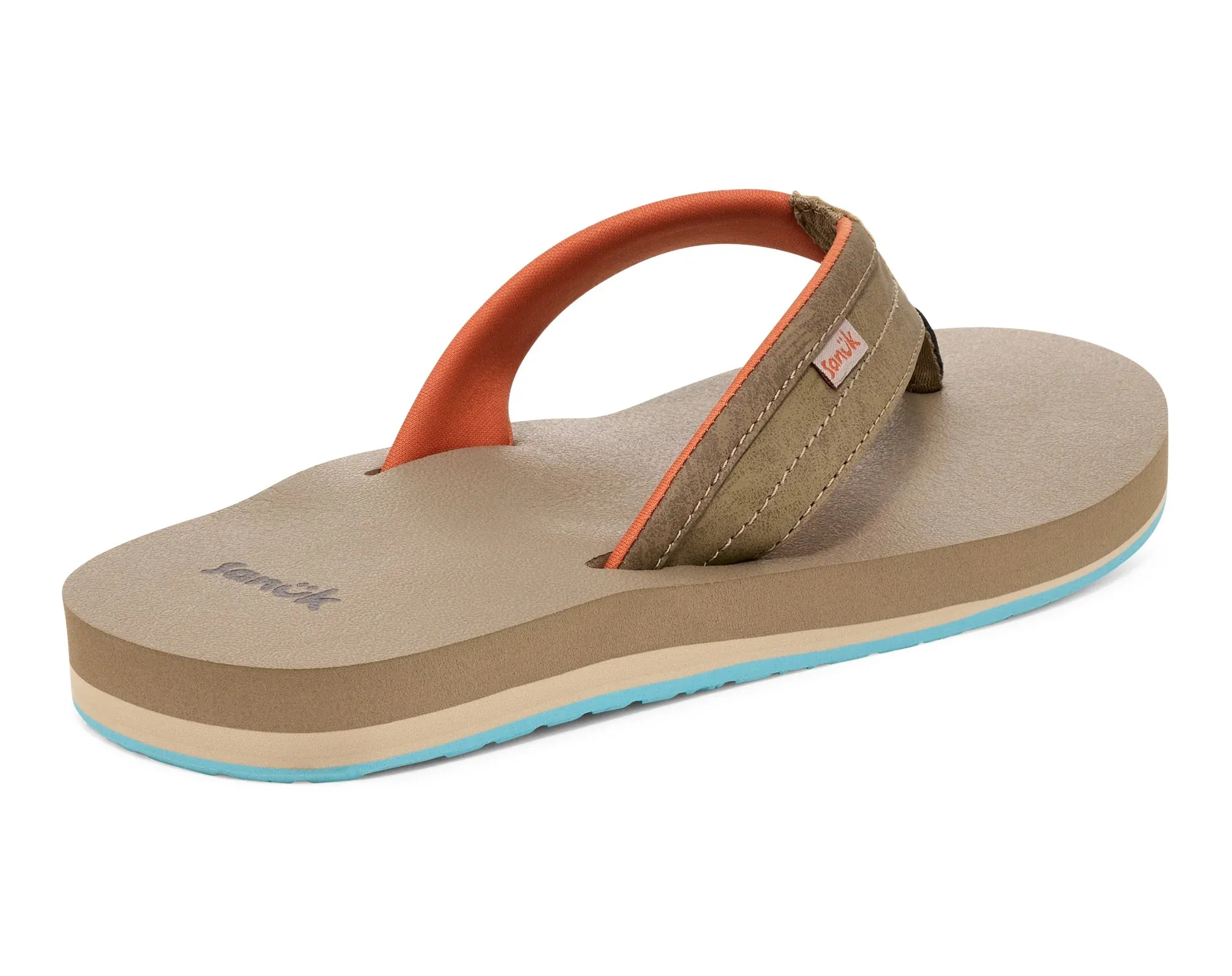 Sanuk Mens Ziggy Sandals - Tan Multi