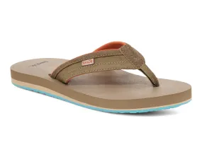 Sanuk Mens Ziggy Sandals - Tan Multi