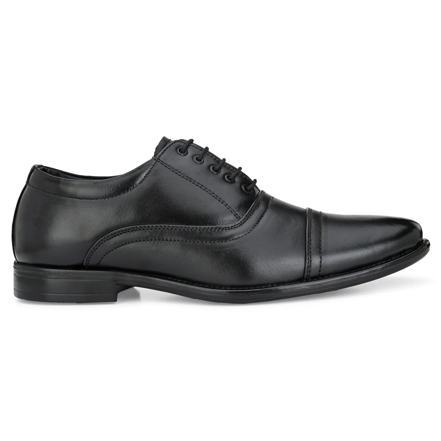 Shelby Genuine Leather Light Weight Toe Cap Formal Derbies