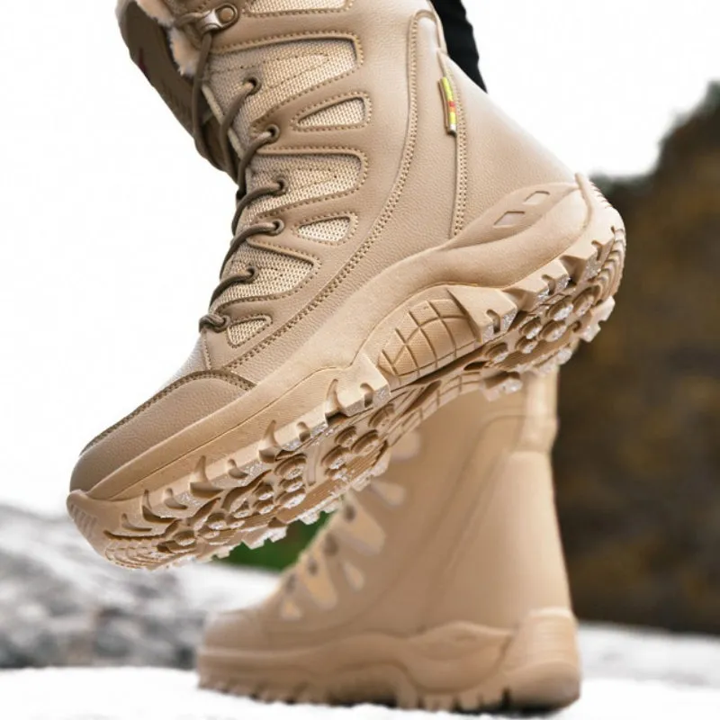 Super Warm Lace-up Plush Winter Snow Boots for Women