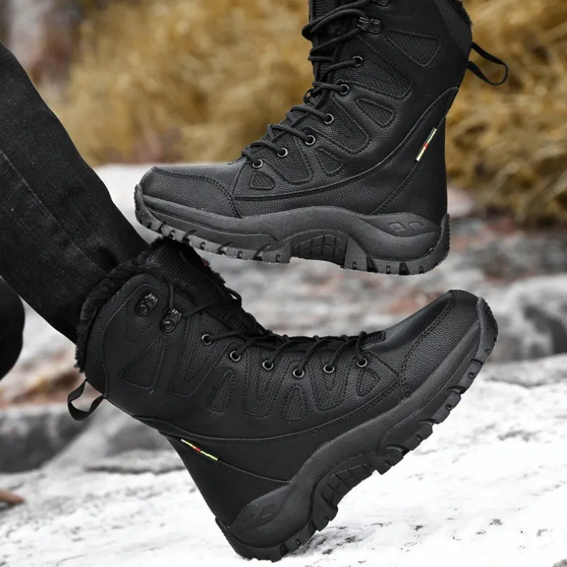 Super Warm Lace-up Plush Winter Snow Boots for Women