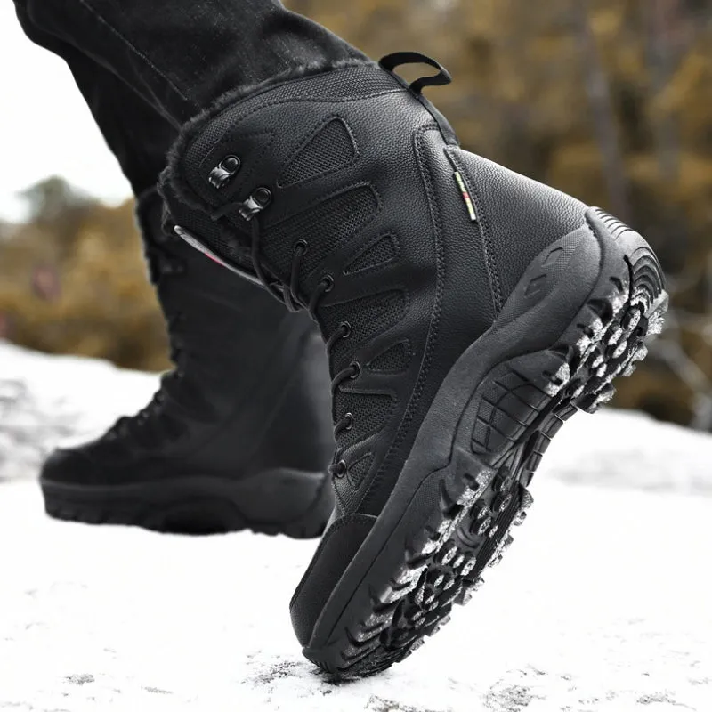 Super Warm Lace-up Plush Winter Snow Boots for Women