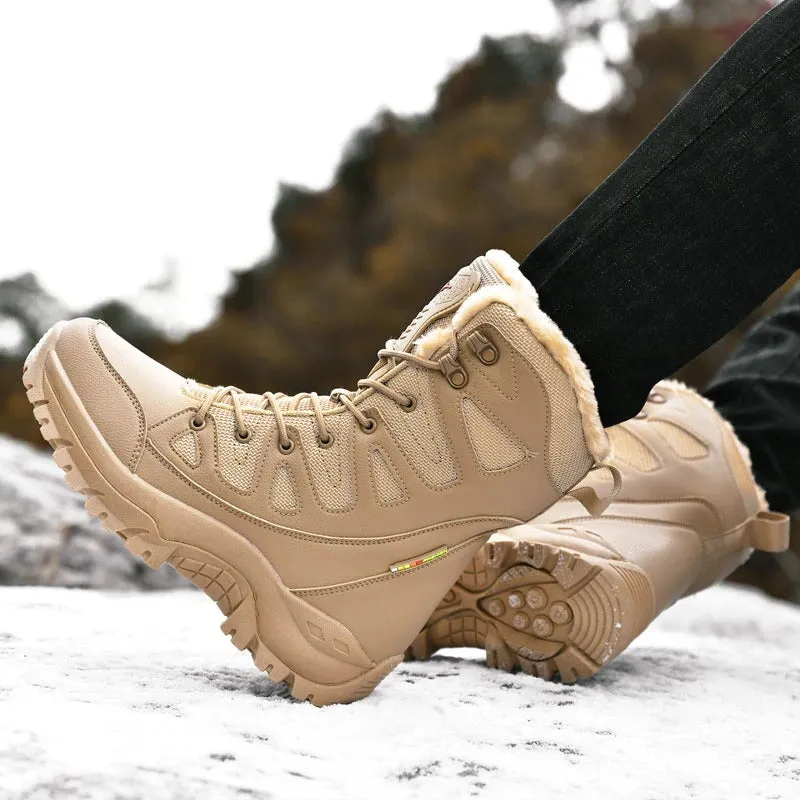 Super Warm Lace-up Plush Winter Snow Boots for Women