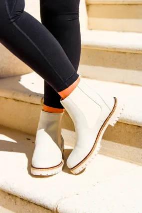 The Remi Ankle Boot - Cream
