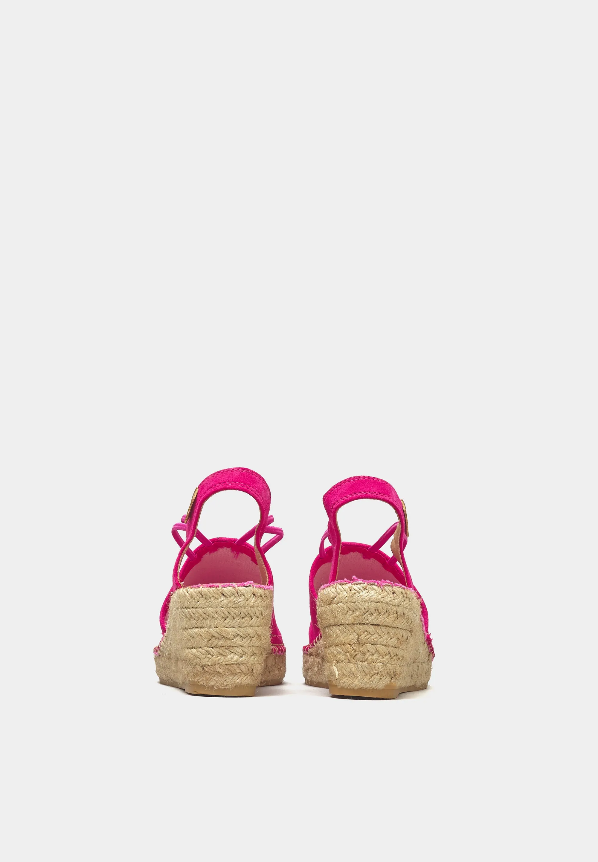 Tremp wedge espadrilles Fuschia Suede