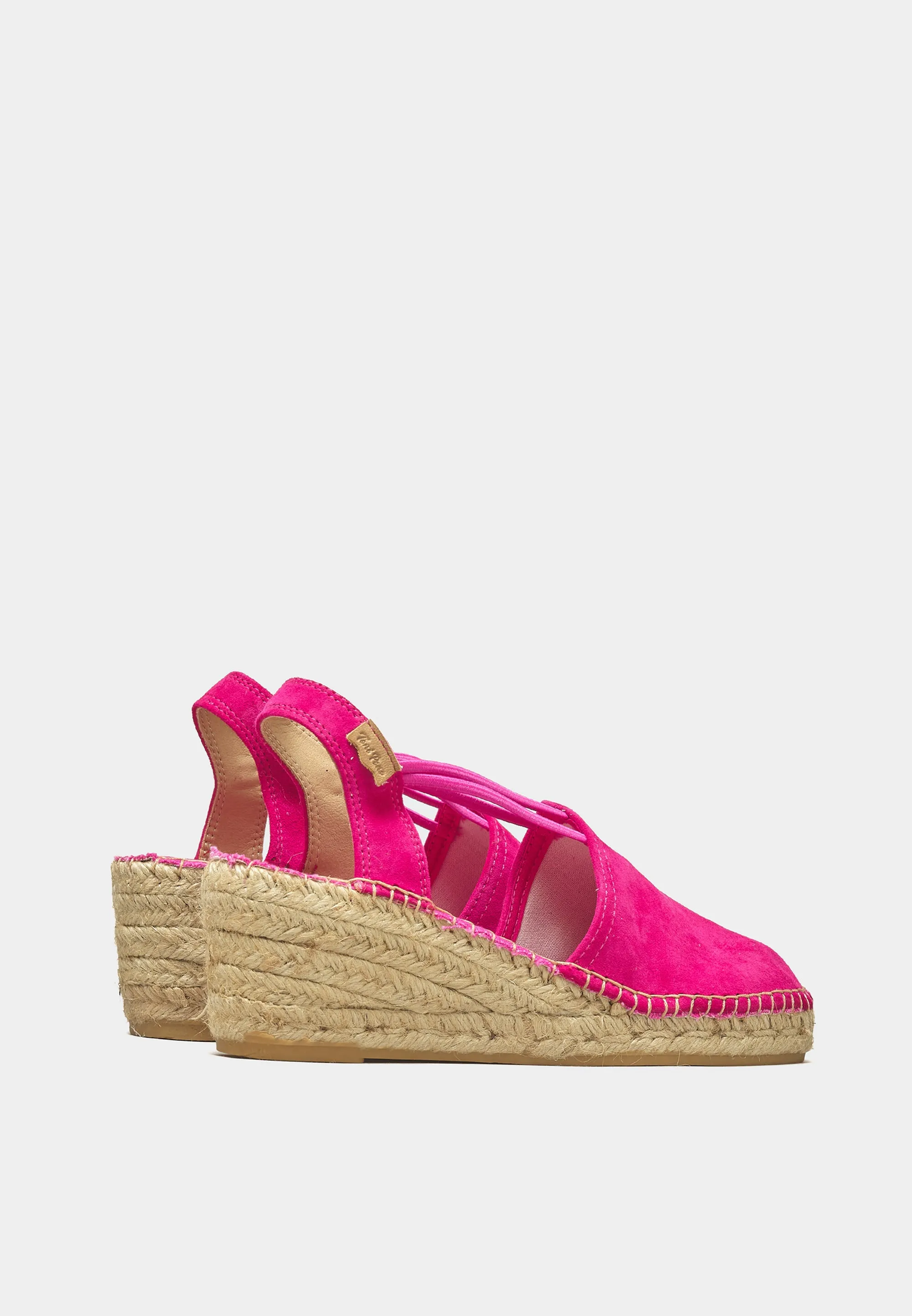 Tremp wedge espadrilles Fuschia Suede