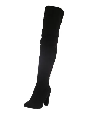WOMAN'S SHOES BLACK SUEDE BOOTS KEEN-1