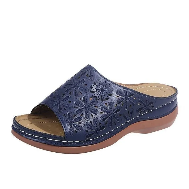 Women's Leather Soft Orthopedic Walking Sandals