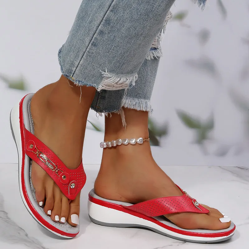 Women's support soft cushion Flip Flops Thong Sandals Slippers