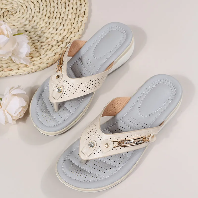 Women's support soft cushion Flip Flops Thong Sandals Slippers