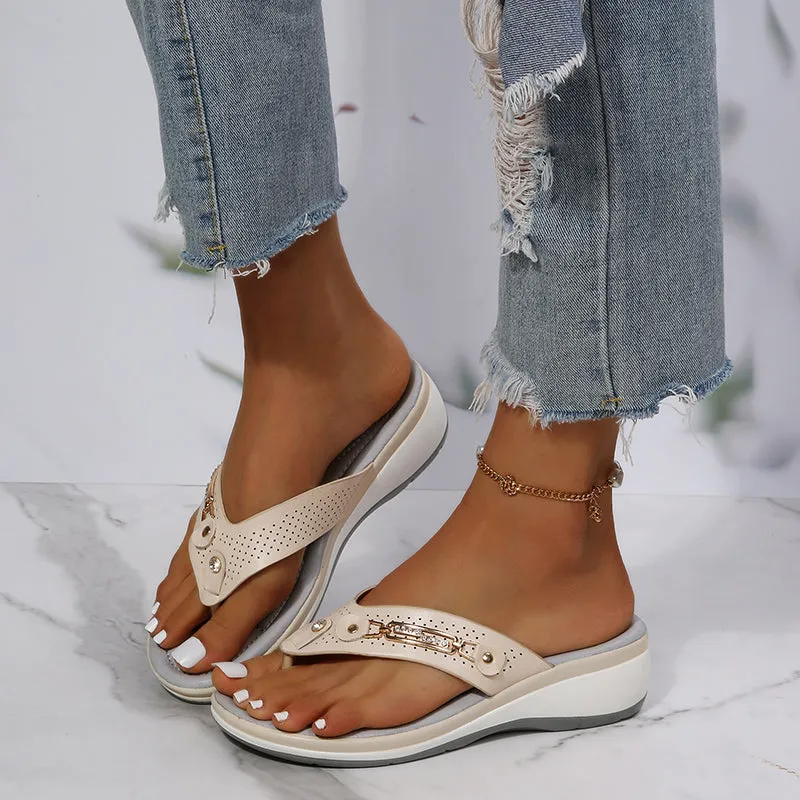 Women's support soft cushion Flip Flops Thong Sandals Slippers