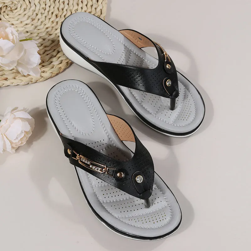 Women's support soft cushion Flip Flops Thong Sandals Slippers