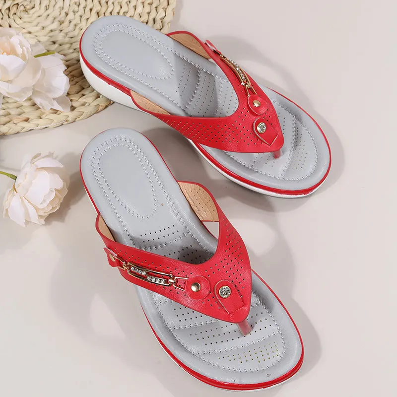 Women's support soft cushion Flip Flops Thong Sandals Slippers